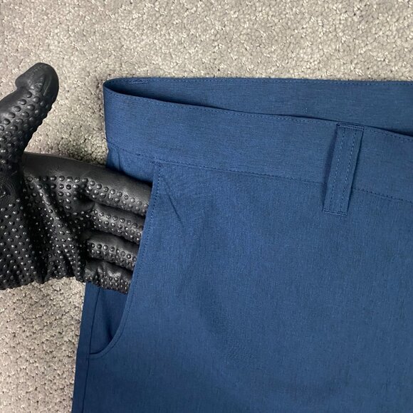 NWOT Travis Mathew Beck Shorts Men's 40 Blue Stretch Golf 1MY726 - Picture 2 of 12